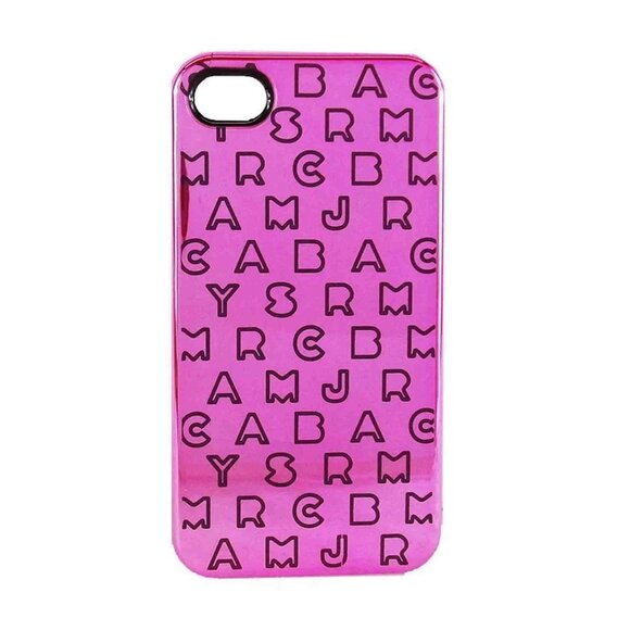 Marc by Marc Jacobs Hot Pink Signature iPhone 4/4s Phone Case - Picture 1 of 4